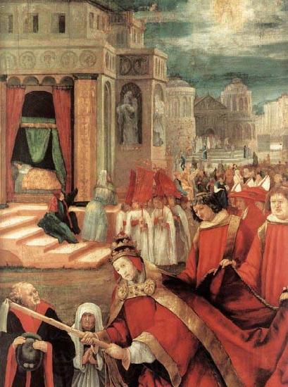 Grunewald, Matthias Establishment of the Santa Maria Maggiore in Rome Spain oil painting art